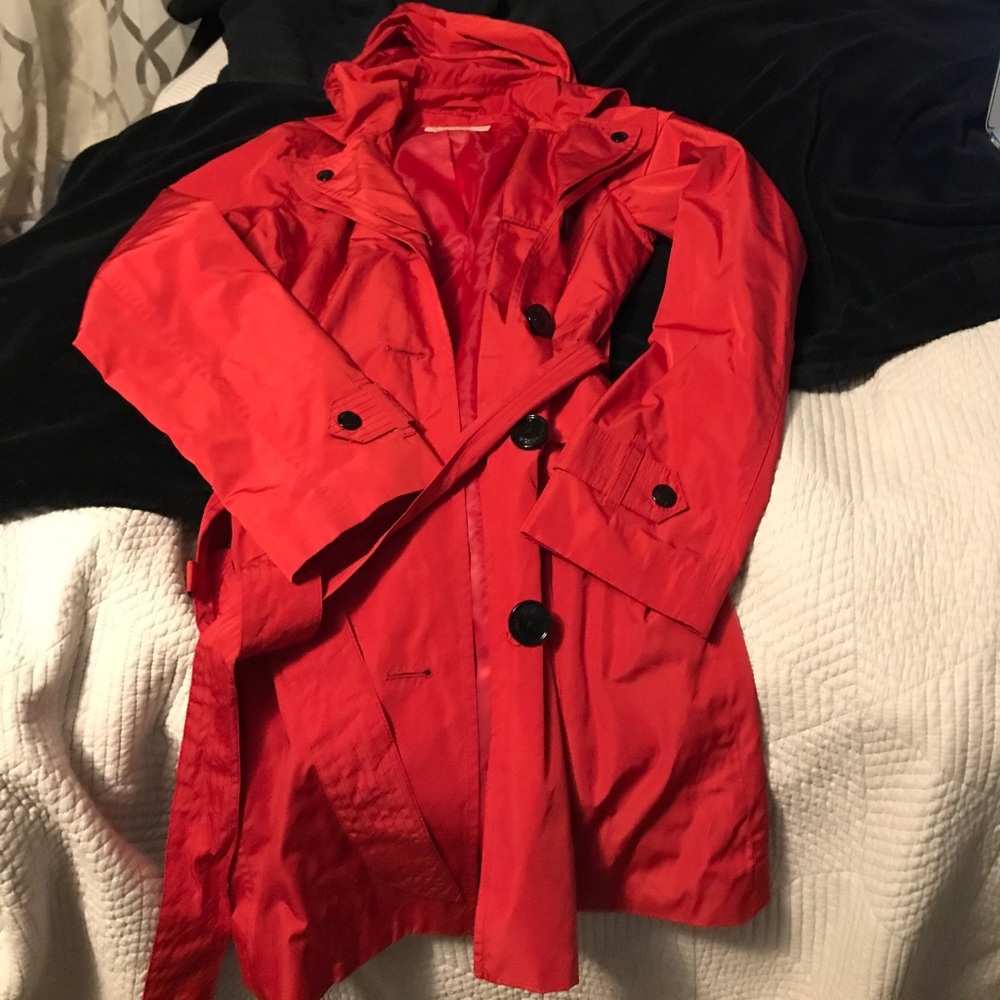 Classic Red Trench Coat by Michael Kors