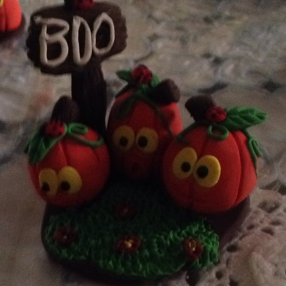Halloween polymer clay decoration. - Picture 2 of 2