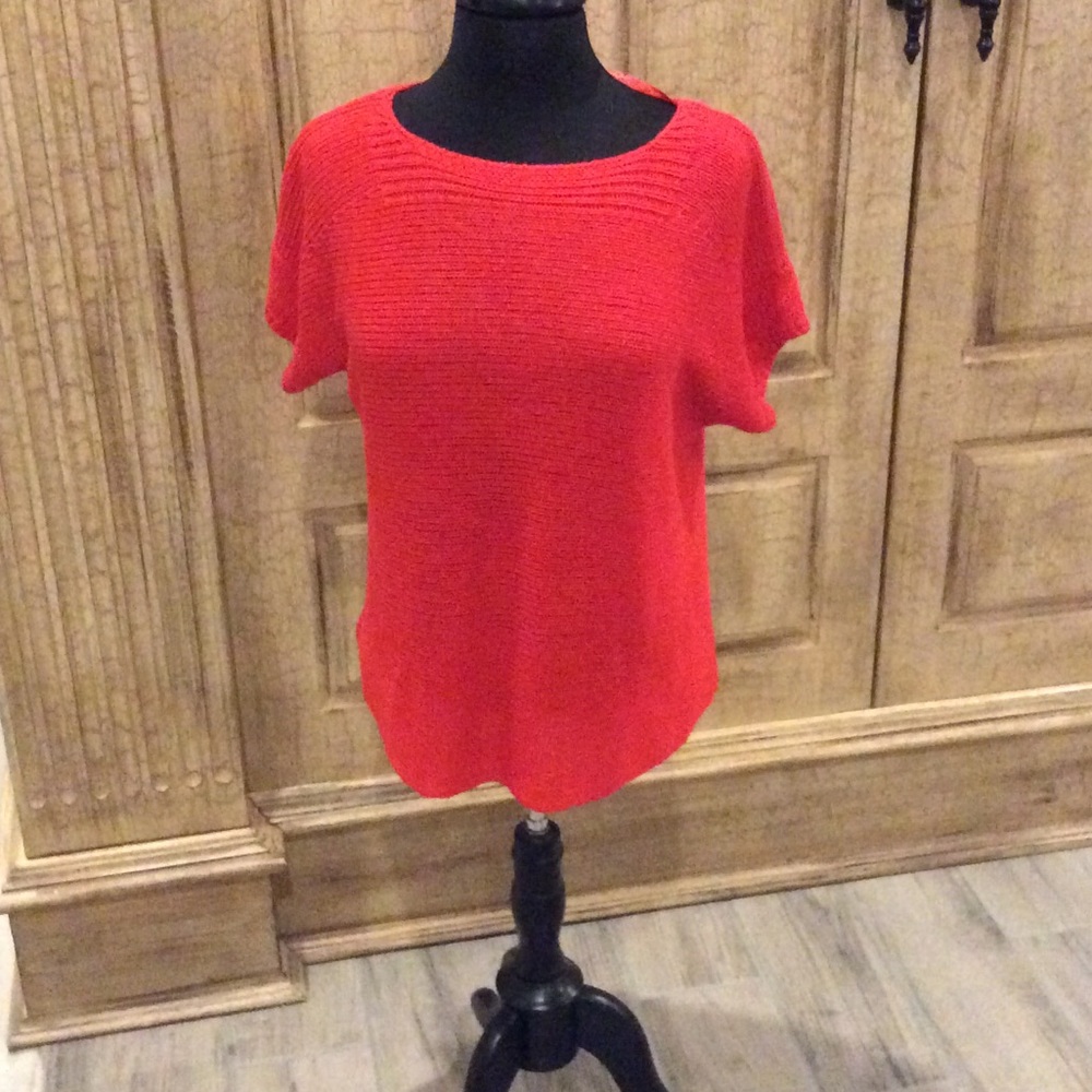 Cable and gauge sweater