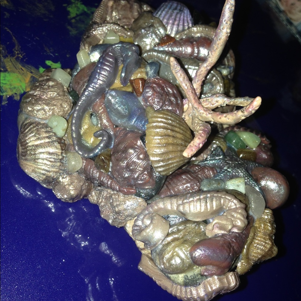 Underwater scene,one of a kind decoration