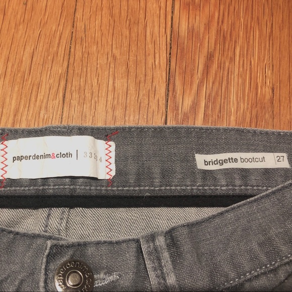 Gray Low Rise Bootcut Jeans by Paper Denim & Cloth - Picture 3 of 5