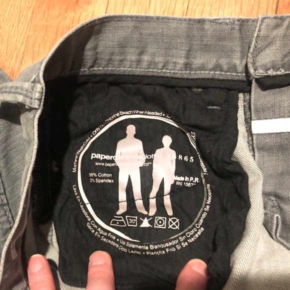 Gray Low Rise Bootcut Jeans by Paper Denim & Cloth - Picture 5 of 5