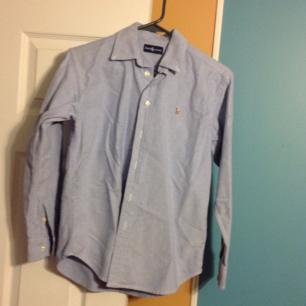 Ralph Lauren boys button down dress shirt size 12
