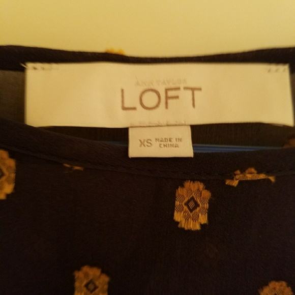 Sheer navy top - Picture 3 of 3