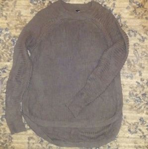 High low tunic sweater