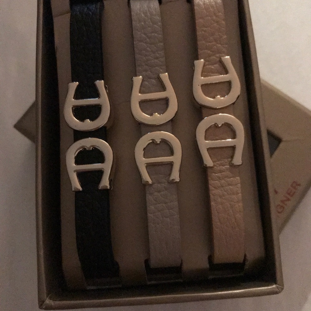 Aigner Leather Bracelets