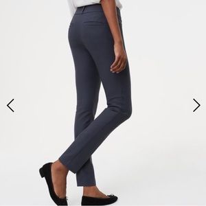 LOFT Julie Skinny Pants In Coastal Gray