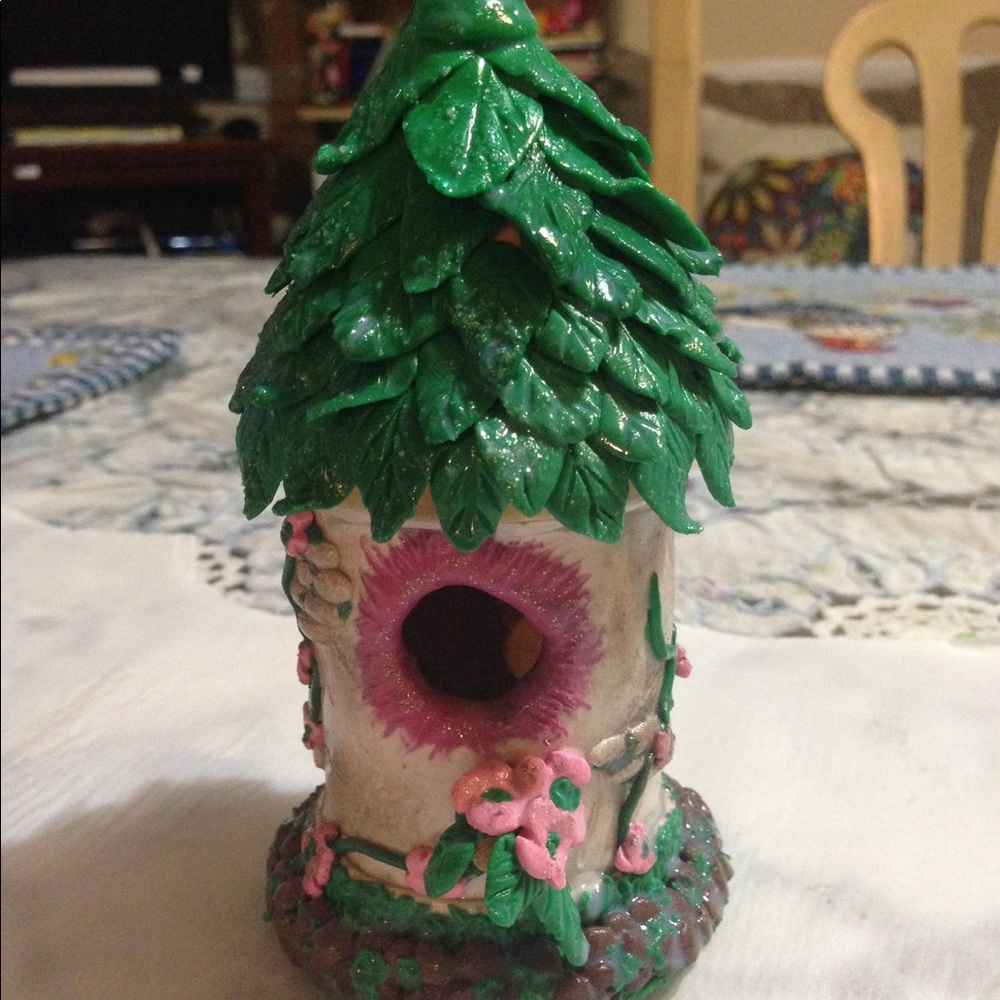 Mini bird house, one of a kind, hand made
