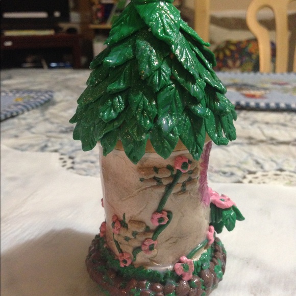 Mini bird house, one of a kind, hand made - Picture 2 of 4