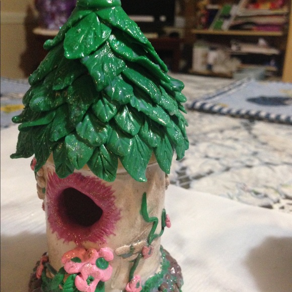 Mini bird house, one of a kind, hand made - Picture 4 of 4