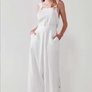Nice Martin Celine Wide-Leg Grommet Jumpsuit