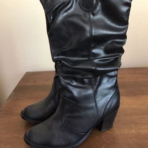 Black boots