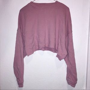 LA Hearts Cropped Crewneck