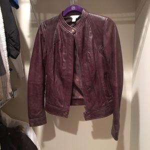 Real leather jacket - french designer