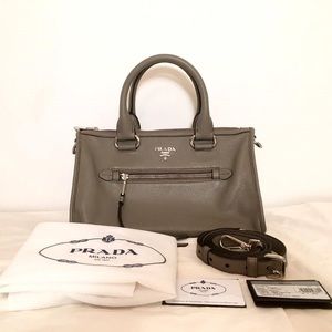 PRADA Vitello Phenix Shoulder Bag