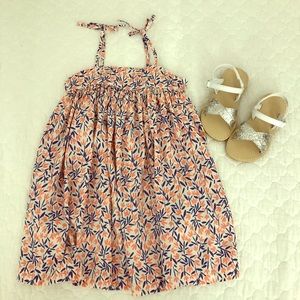 Old Navy toddler girl dress + Gymboree sandals