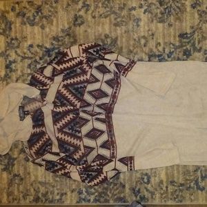 Long hooded cardigan