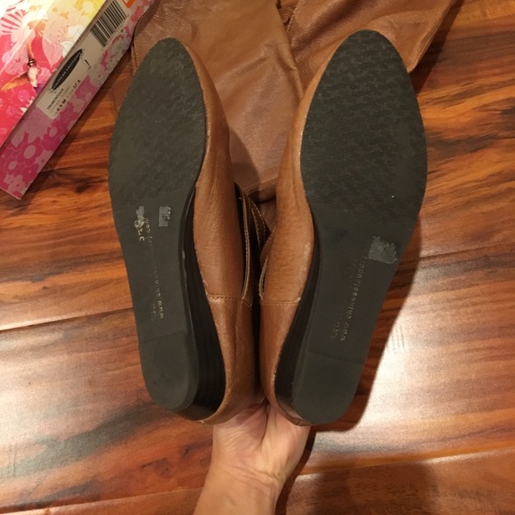 Chinese Laundry Tremendous Leather Cognac Boots - Picture 3 of 4