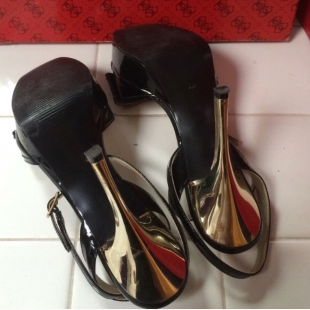 Guess by Marciano Black Patent High Heel 5.5 - Picture 4 of 4