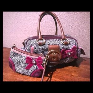Rare authentic coach limited edition soho tweed