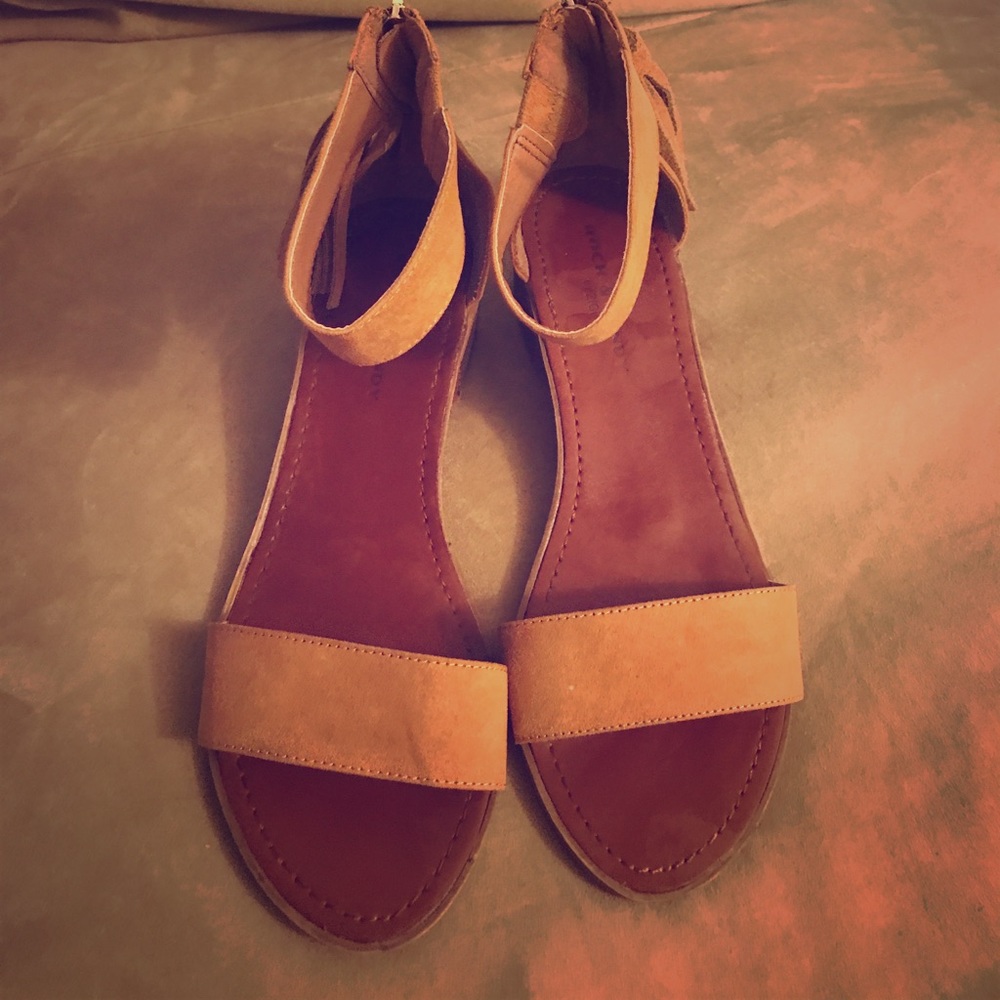 Cute suede sandals