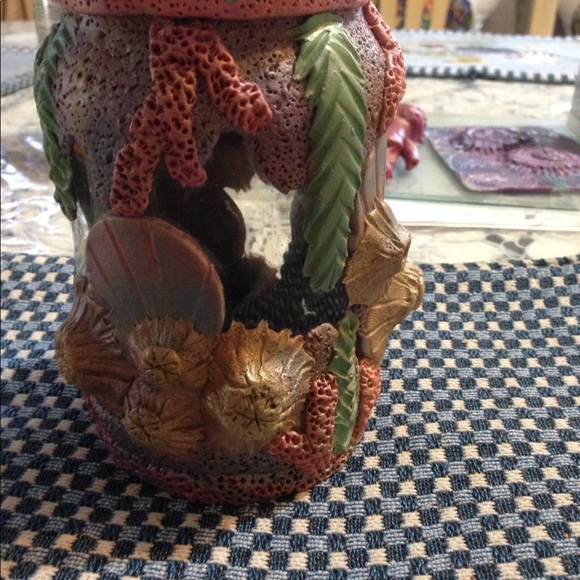 Polymer clay jar, handmade, one of a kind. - Picture 2 of 6
