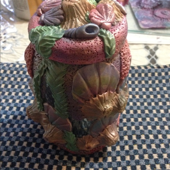 Polymer clay jar, handmade, one of a kind. - Picture 4 of 6