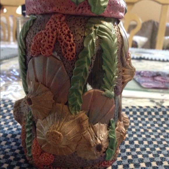 Polymer clay jar, handmade, one of a kind. - Picture 5 of 6
