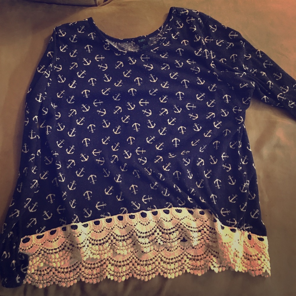 Rue 21 anchor shirt