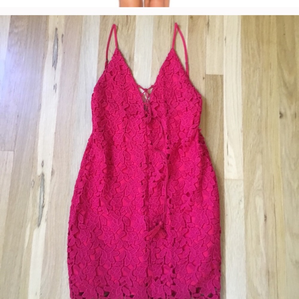 Jetset Diaries Private Beach Red Mini Dress - Picture 2 of 3