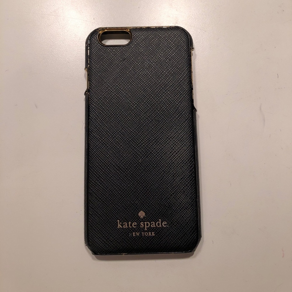 Black Kate Spade iPhone 6/6s/7 case