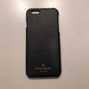 Black Kate Spade iPhone 6/6s/7 case