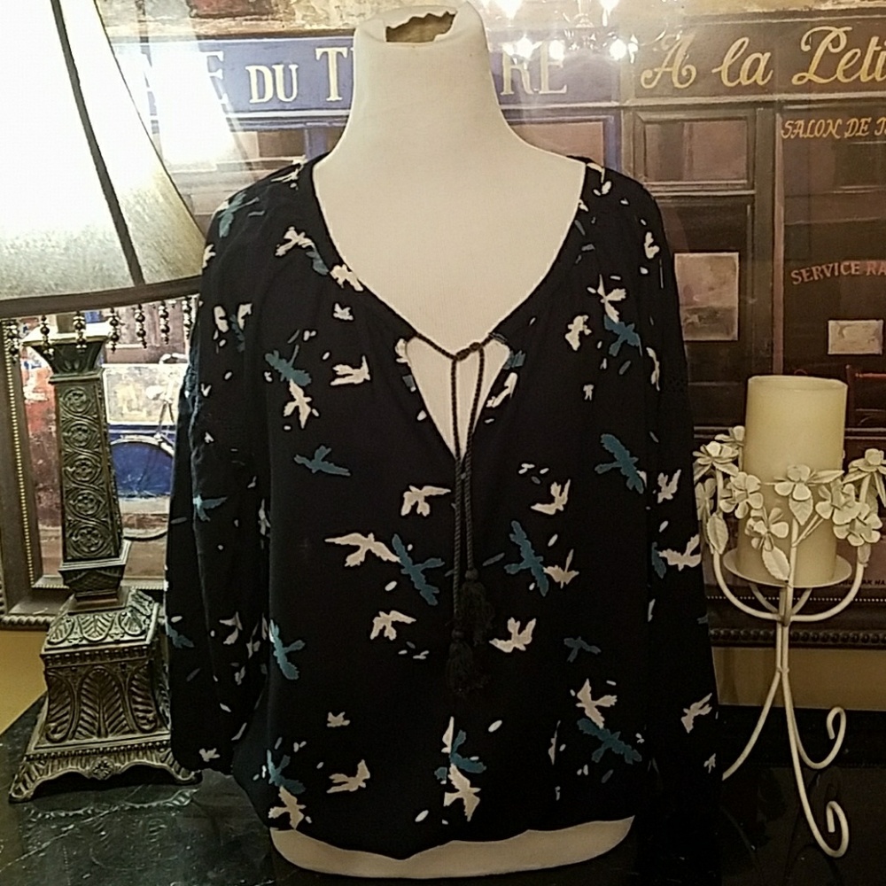Roxy Med Shirt Navy Blue
