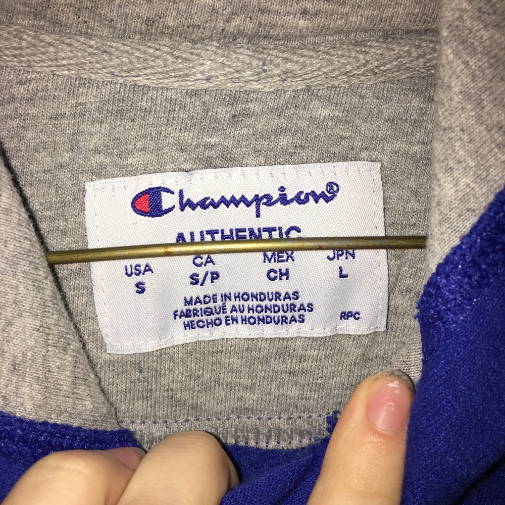 Blue Champion Hoodie