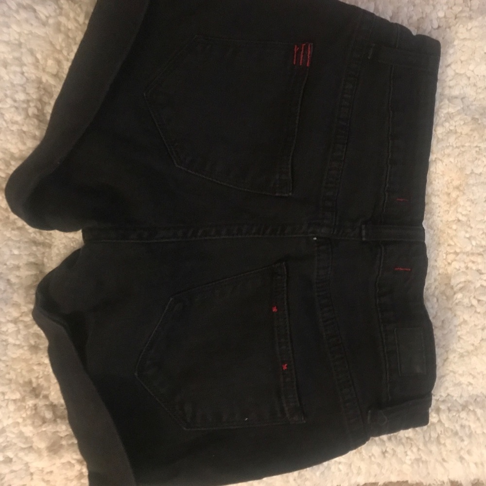 BDG Shortie Black Jean Shorts (26)