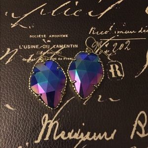 EUC cobalt iridescent Kendra Scott corleys