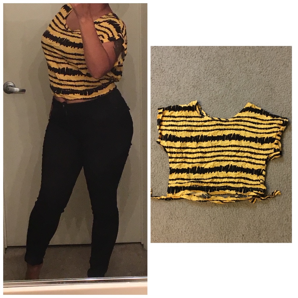 Bumble Bee Crop Top