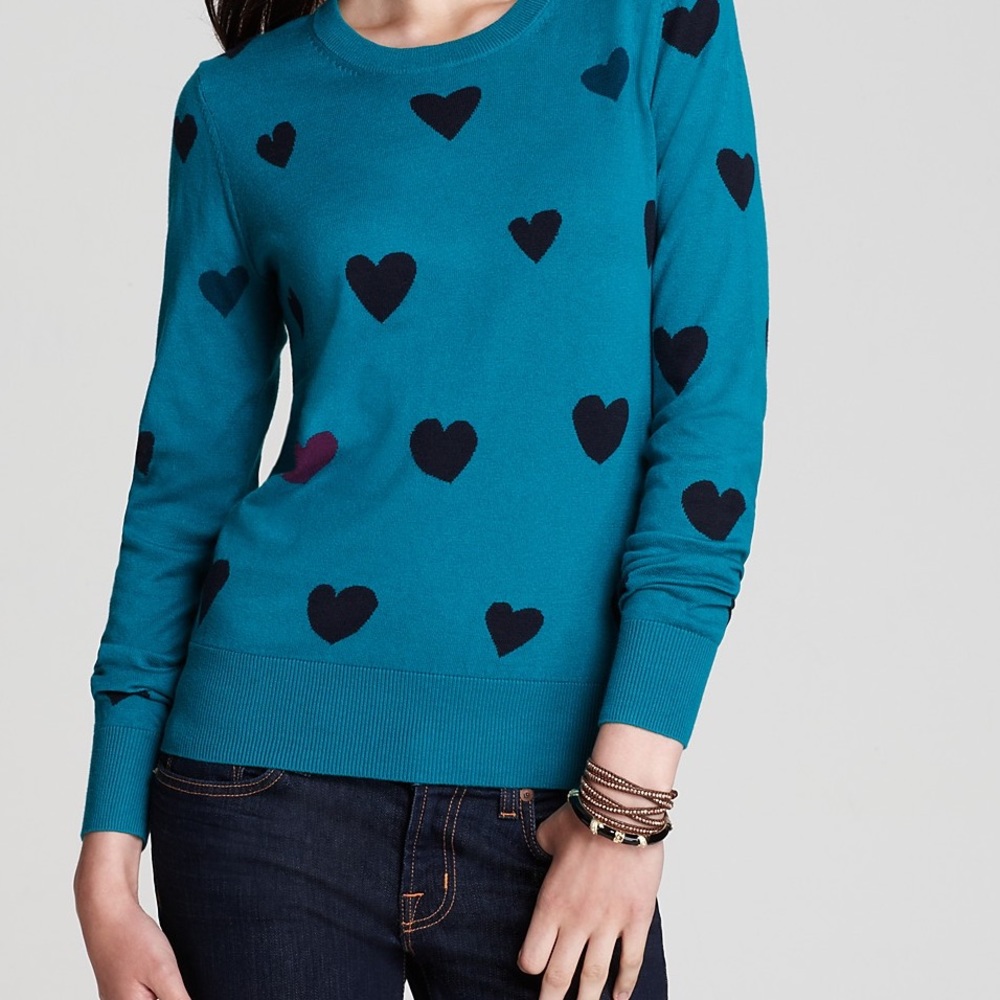 MAJOR ISO: HEARTS SWEATER BY FRENCH CONNECTION