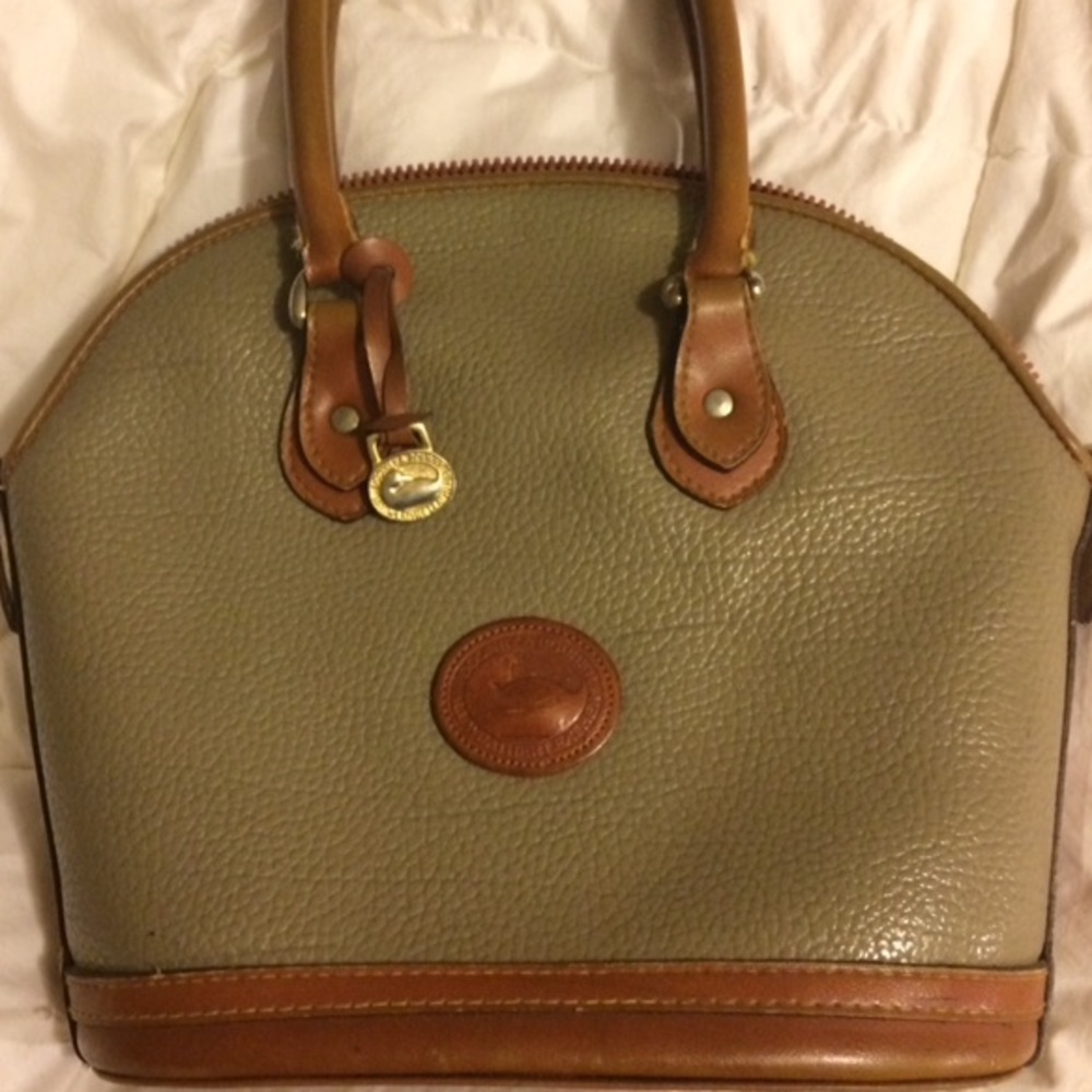 Vintage Dooney & Bourke Genuine Leather Handbag
