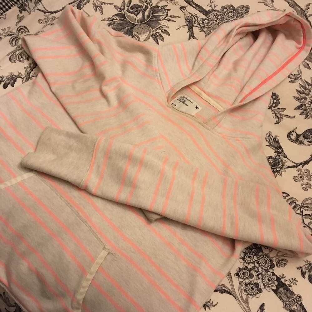 Neon striped Hoodie