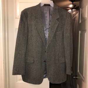 Black and white blazer