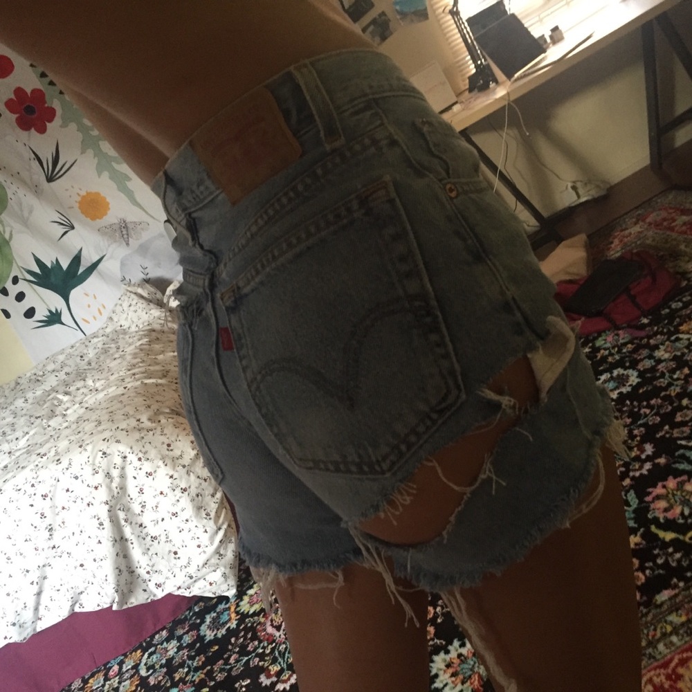 Levi's denim shorts