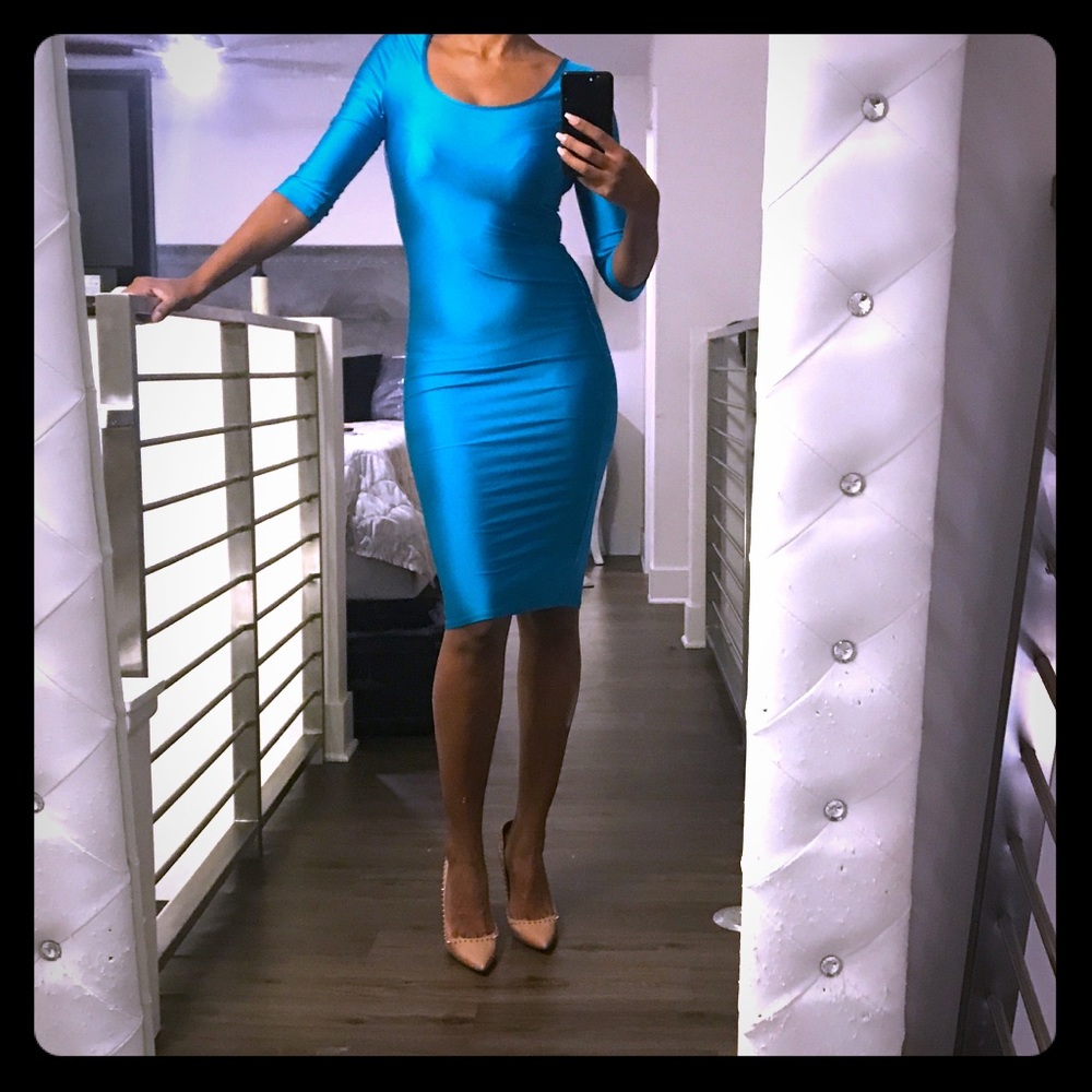 Turquoise dress