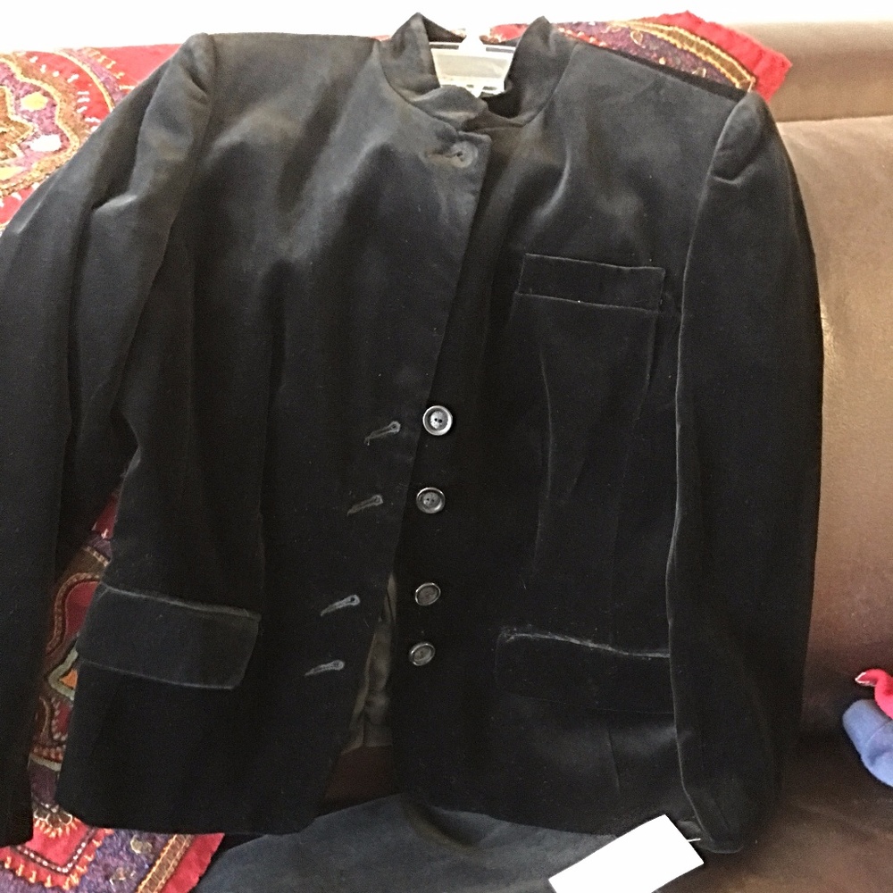 NWT Velvet Skirt Suit