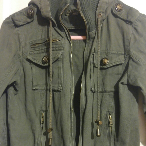 ashley outerwear green jacket