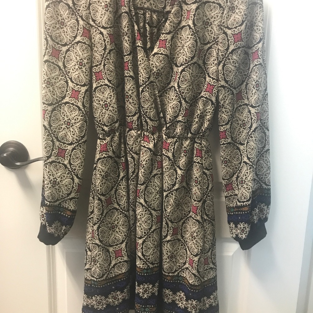 Pink Owl Print Dress