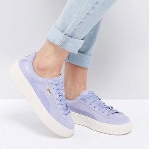 Puma Lavender Platform Creeper