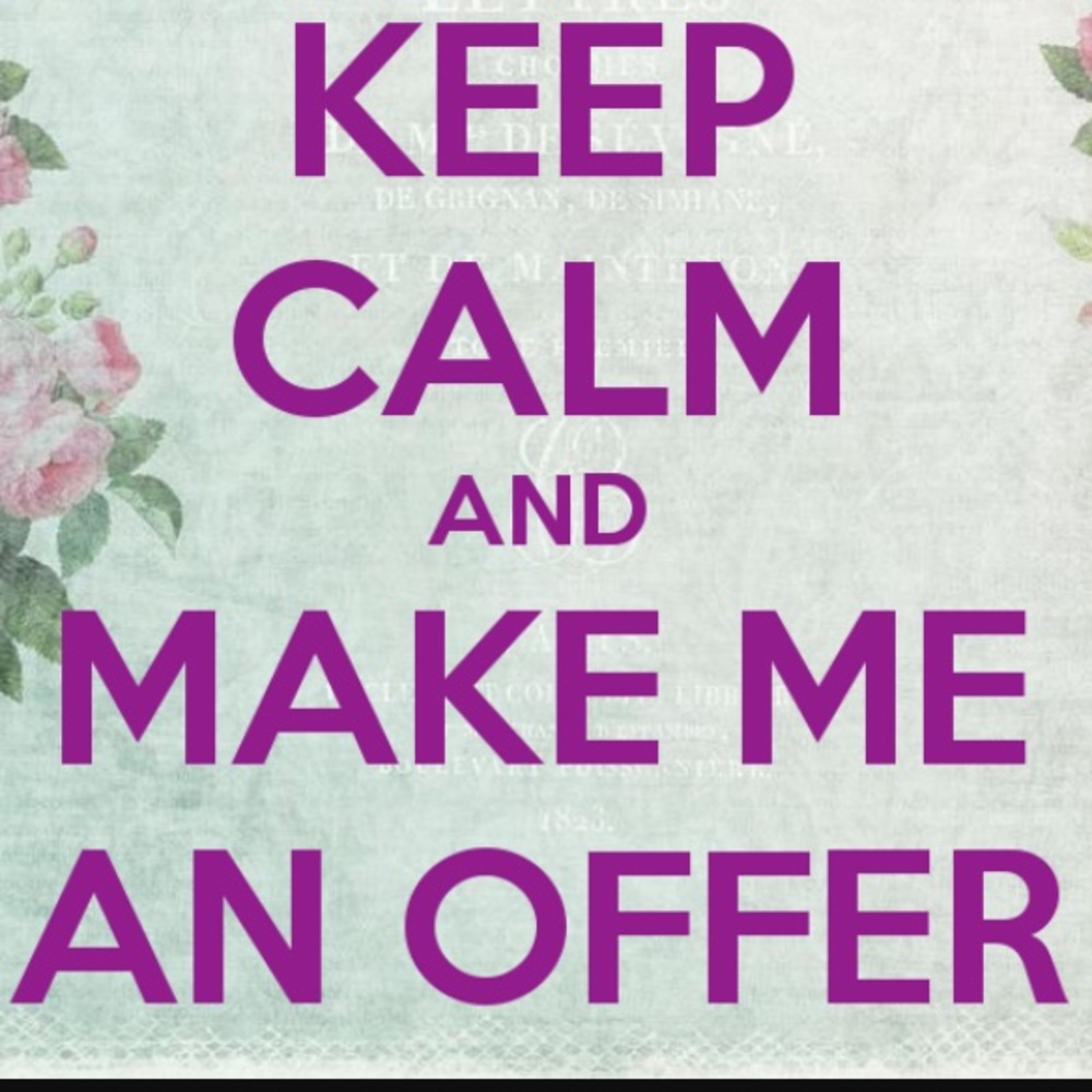 Offers are always considered!! Happy Poshing!!