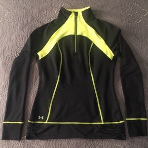 UA Women’s Mynx Coldgear 1/2 zip Running Jacket