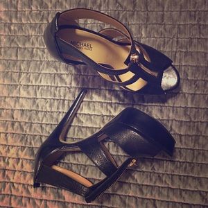 Michael Kors Zipper Platform Heels